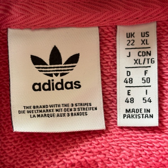 NWOT Adidas Pink Hoodie - Picture 5 of 7